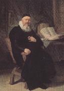 REMBRANDT Harmenszoon van Rijn Portrait of the Preacher Fobannes (mk33) oil painting